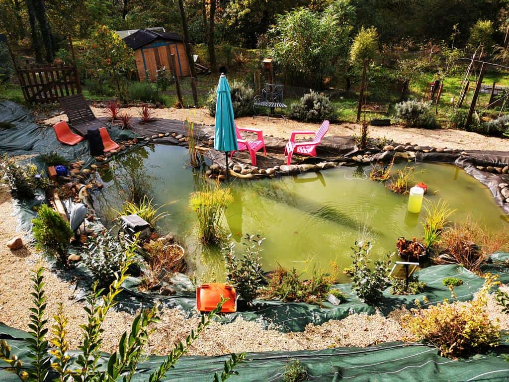 Parc de l'écolodge Bien-Hetre dans le Béarn