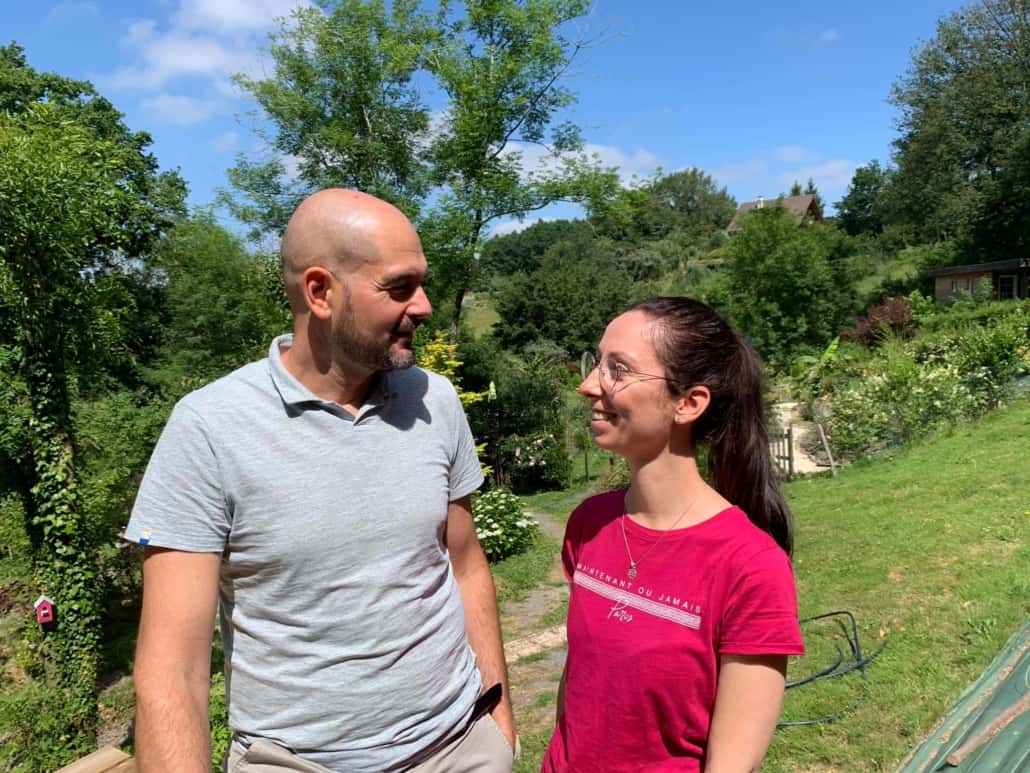 Laetitia et Xavier-Pedan, les hôtes kinesiologue et massothérapeute