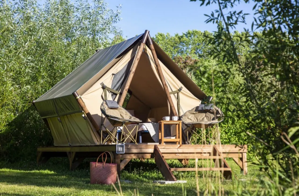 tente lodge camping carcans